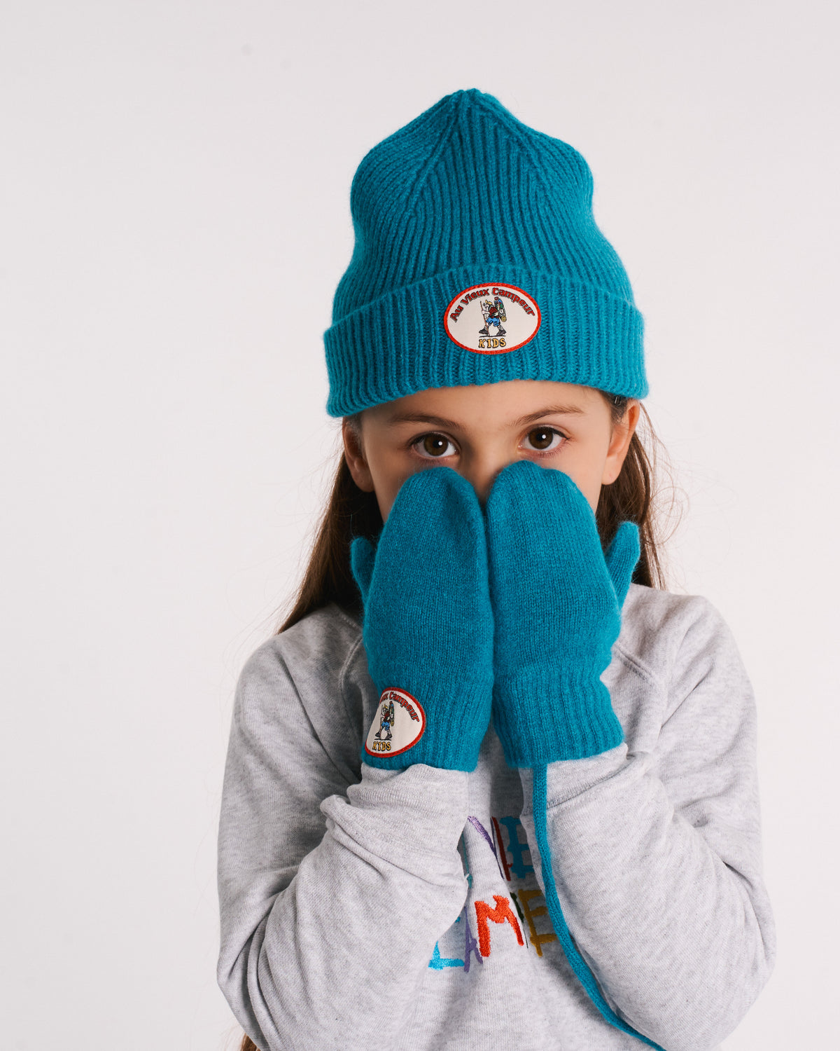 Au Vieux Campeur - Paid Holidays - Ben Kids Mittens - Bleu
