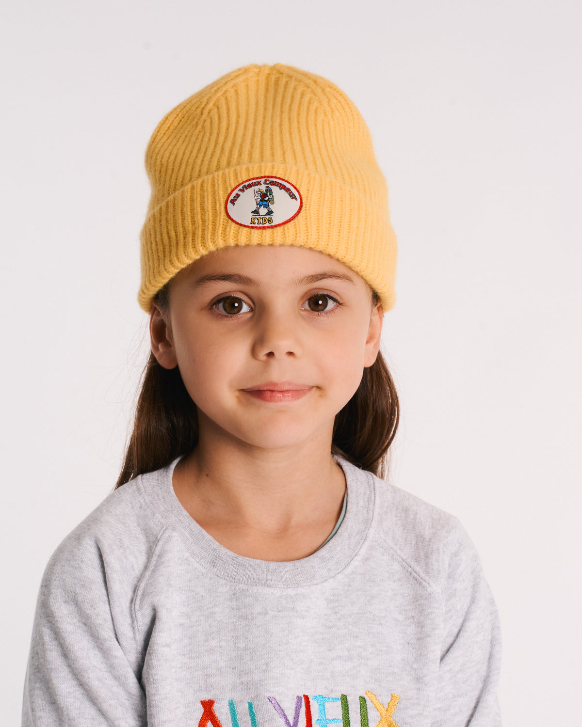 Au Vieux Campeur - Paid Holidays - Ben Kids Beanie - Yellow