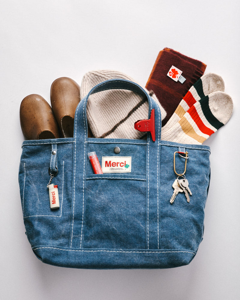 Cabas Candide Uni - Denim - Merci - vue 8