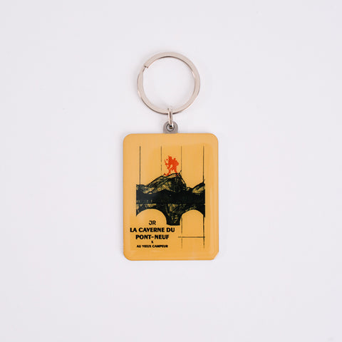 Porte-clé Vieux Fusain Jaune - La Caverne du Pont-Neuf x Au Vieux Campeur