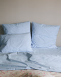 Merci - Taie D'Oreiller En Percale De Coton - Bleuet