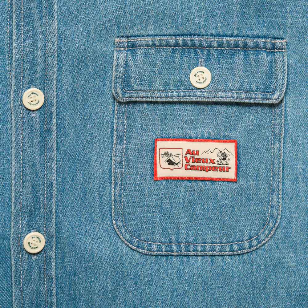 Au Vieux Campeur - Congés Payés - Marcel Shirt - Blue & White