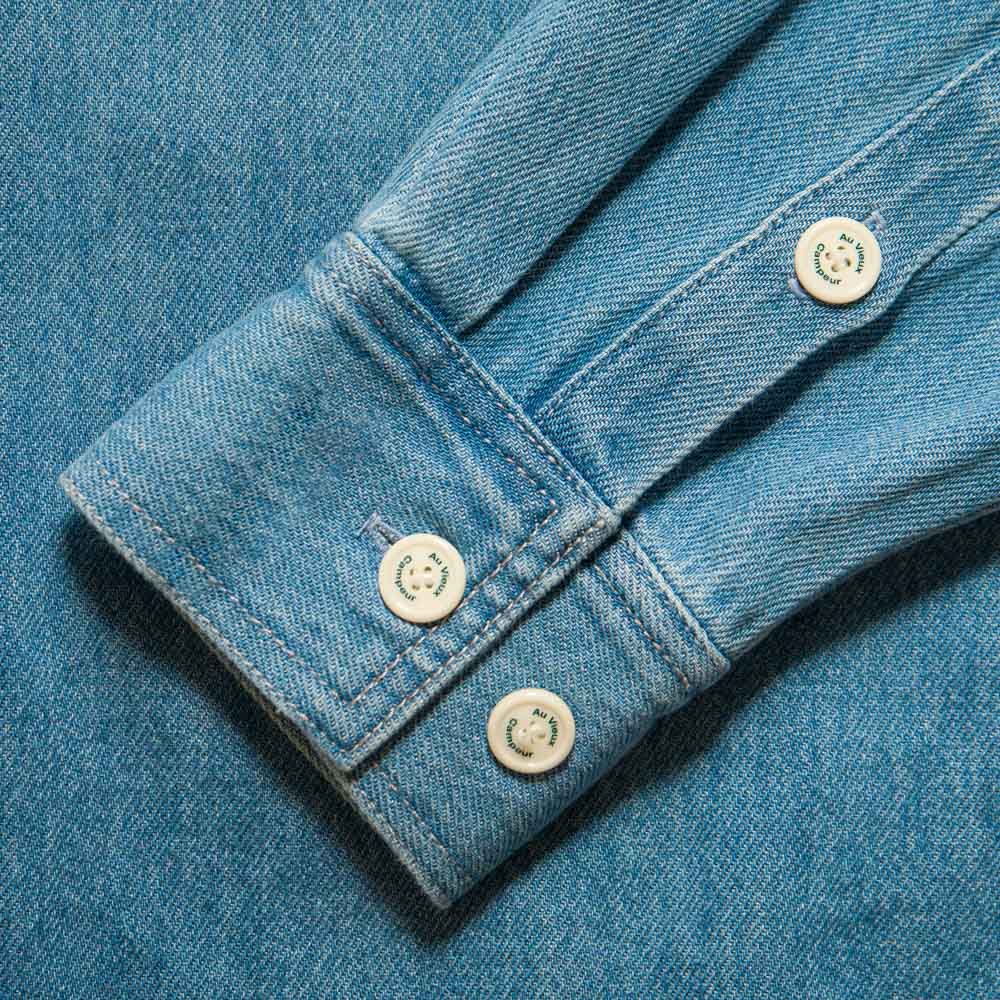 Au Vieux Campeur - Congés Payés - Marcel Shirt - Blue & White