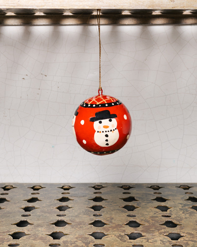 Boule de Noël - Bonhomme de neige