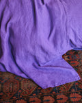 Merci - Drap Plat En Lin Lavé - Violet Orage