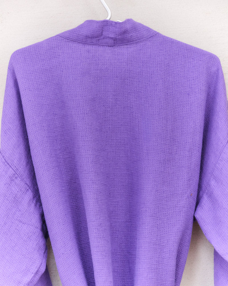 Merci - Linen bathrobe - Storm Violet