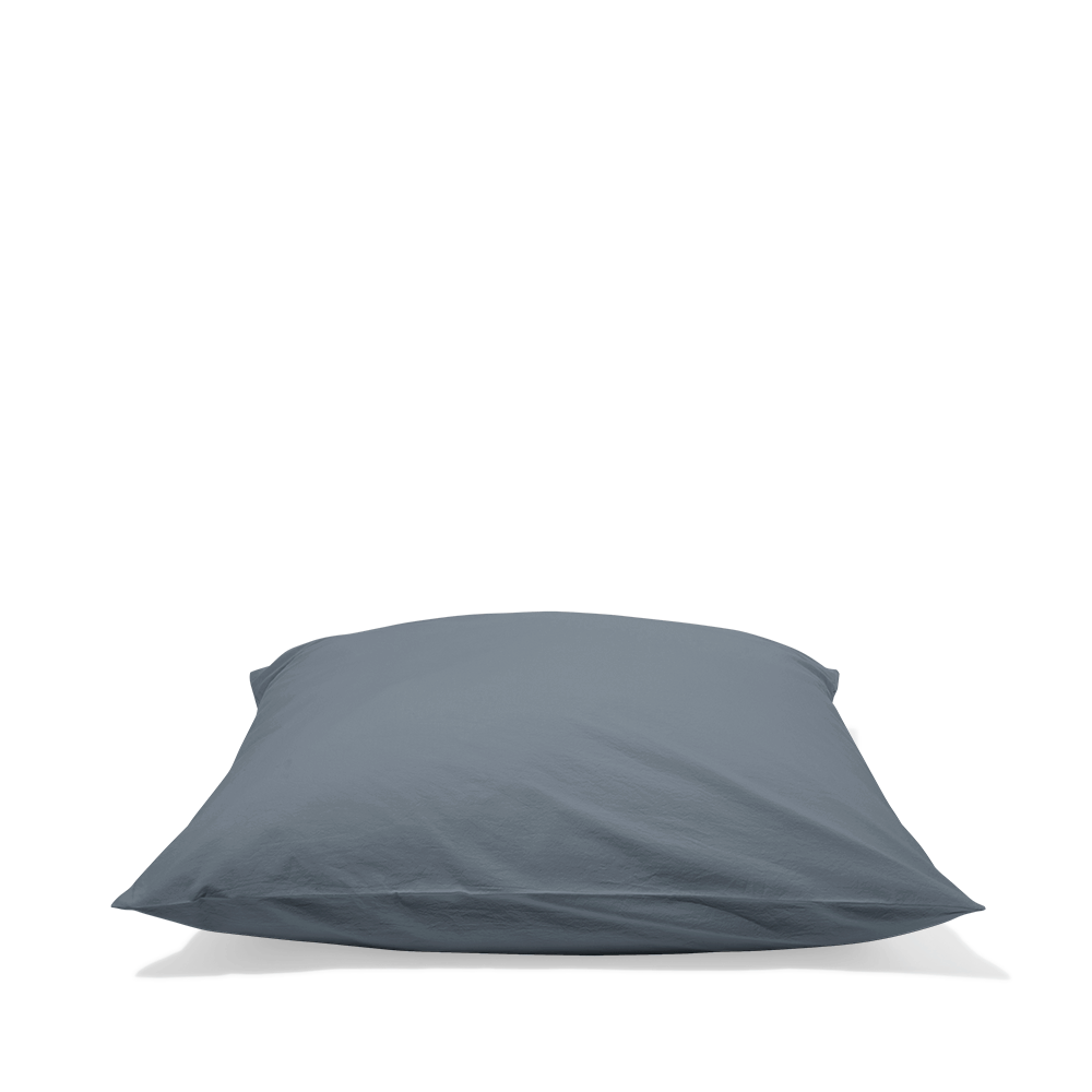 Cotton percale pillowcases - Mist Grey