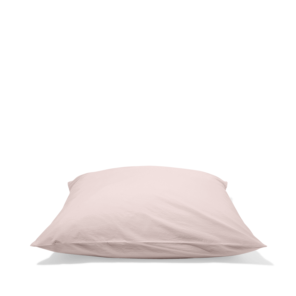 Cotton percale pillowcases - Powdered Pink