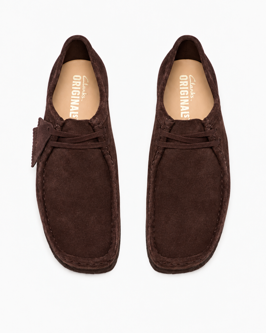 Clarks - Wallabee Mocassins - Marron