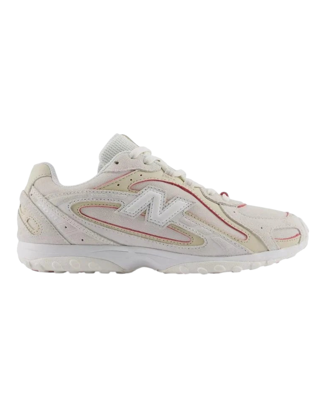 Baskets Merci Paris New Balance 204L couleur Sea Salt en daim et cuir avec logo N latéral et design rétro