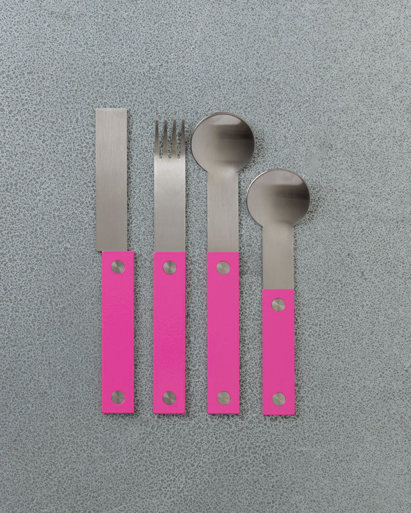 Forks Plus - Cuillere Carré - Magenta