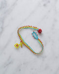 Ottomania - Bracelet Crochet Dancers - Turquoise & Jaune