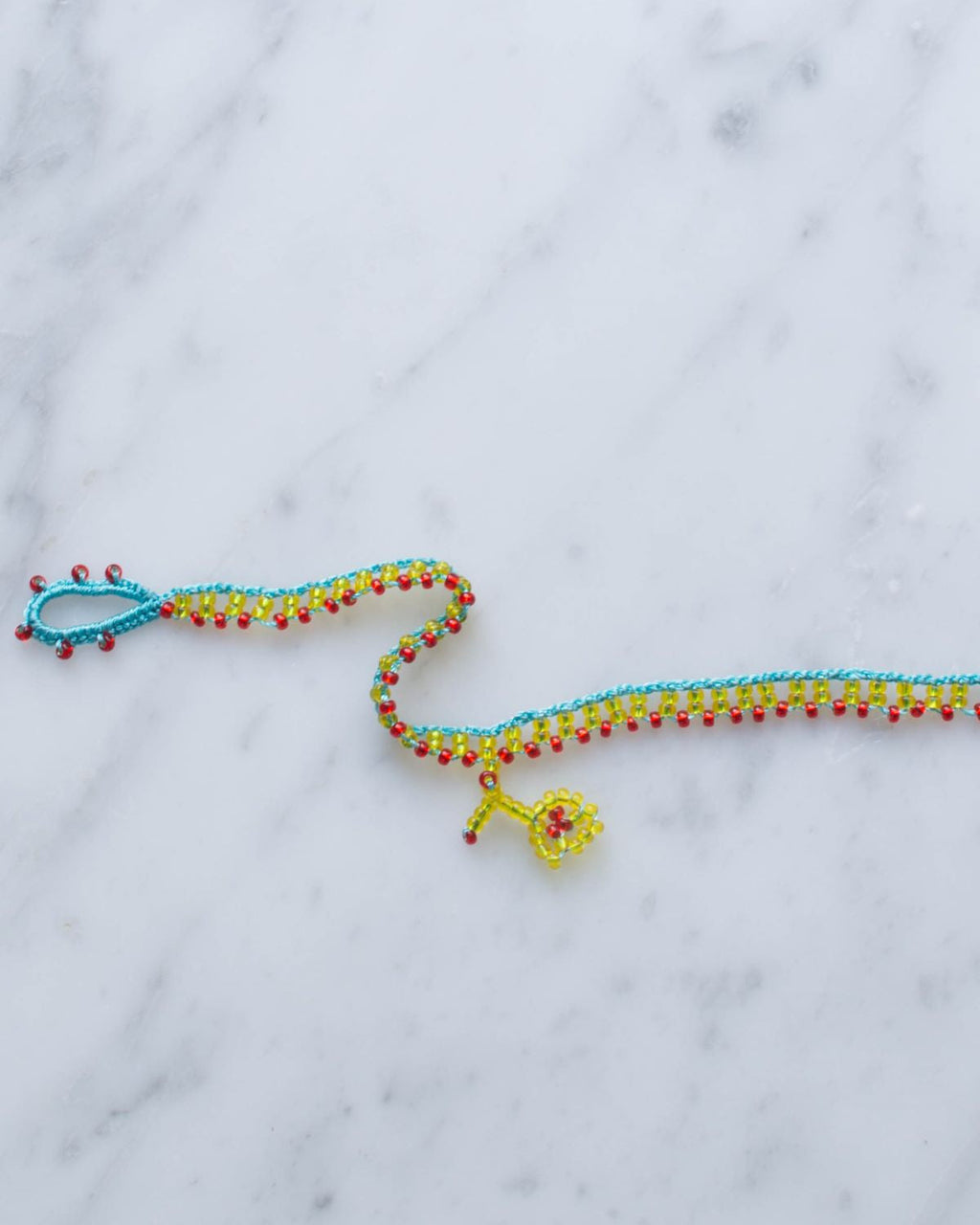 Ottomania - Bracelet Crochet Dancers - Turquoise & Jaune