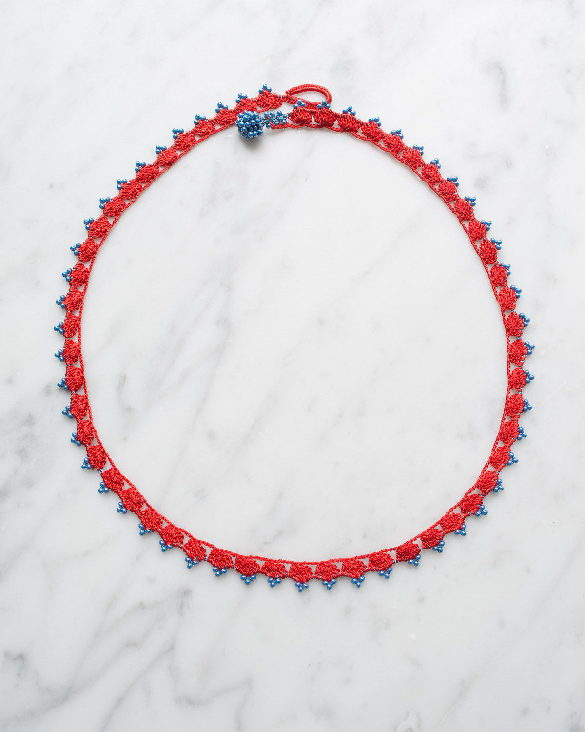Ottomania - Crown Necklace - Bleu & Red