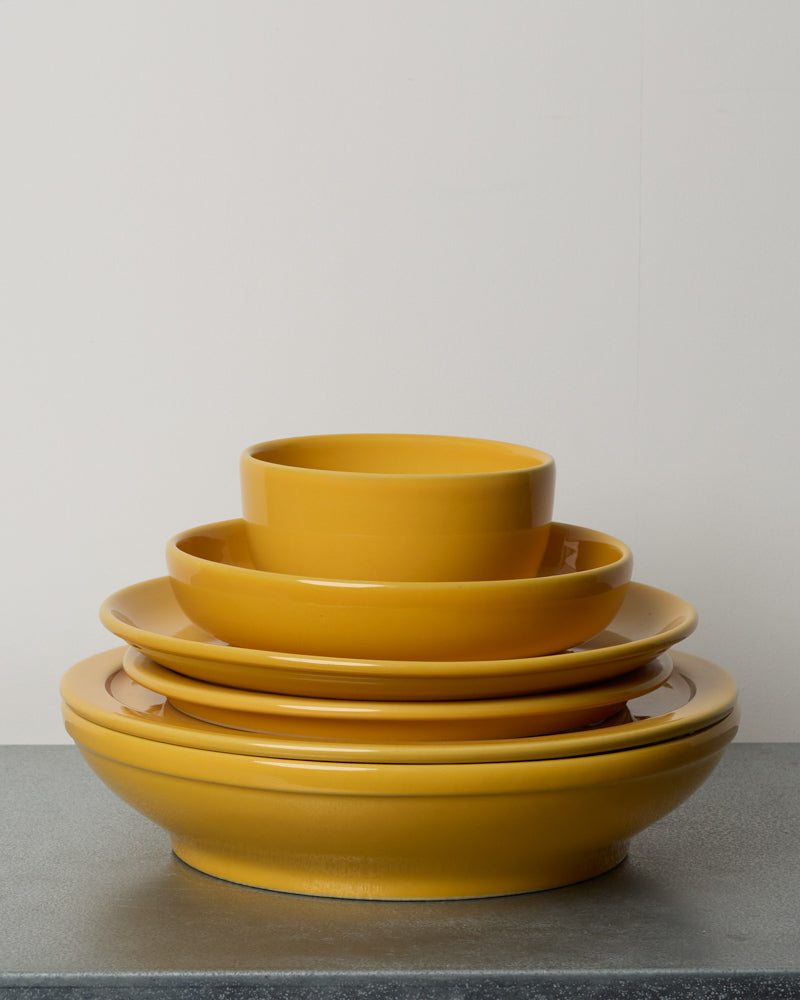 Merci - Stoneware Salad Bowl - Zeste Yellow