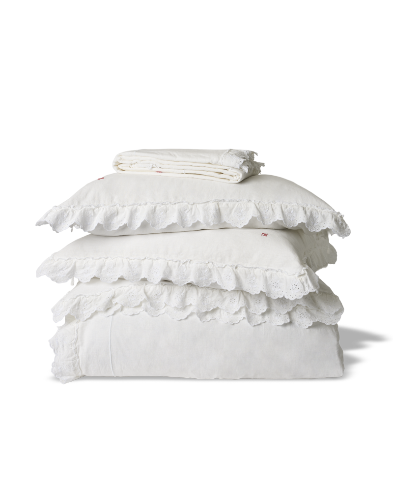 Merci - Embroidered Linen Bedding Set - 03 Ajour