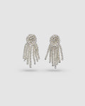 Pura Utz - Silver Tassel Earrings - Silver