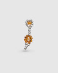 Pura Utz - Boucles d'oreilles Mixed Flor - Marron