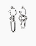 Justine Clenquet - Troy Earrings - Palladium