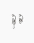 Justine Clenquet - Troy Small Earrings - Palladium