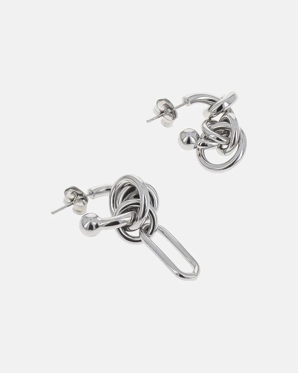 Justine Clenquet - Troy Small Earrings - Palladium