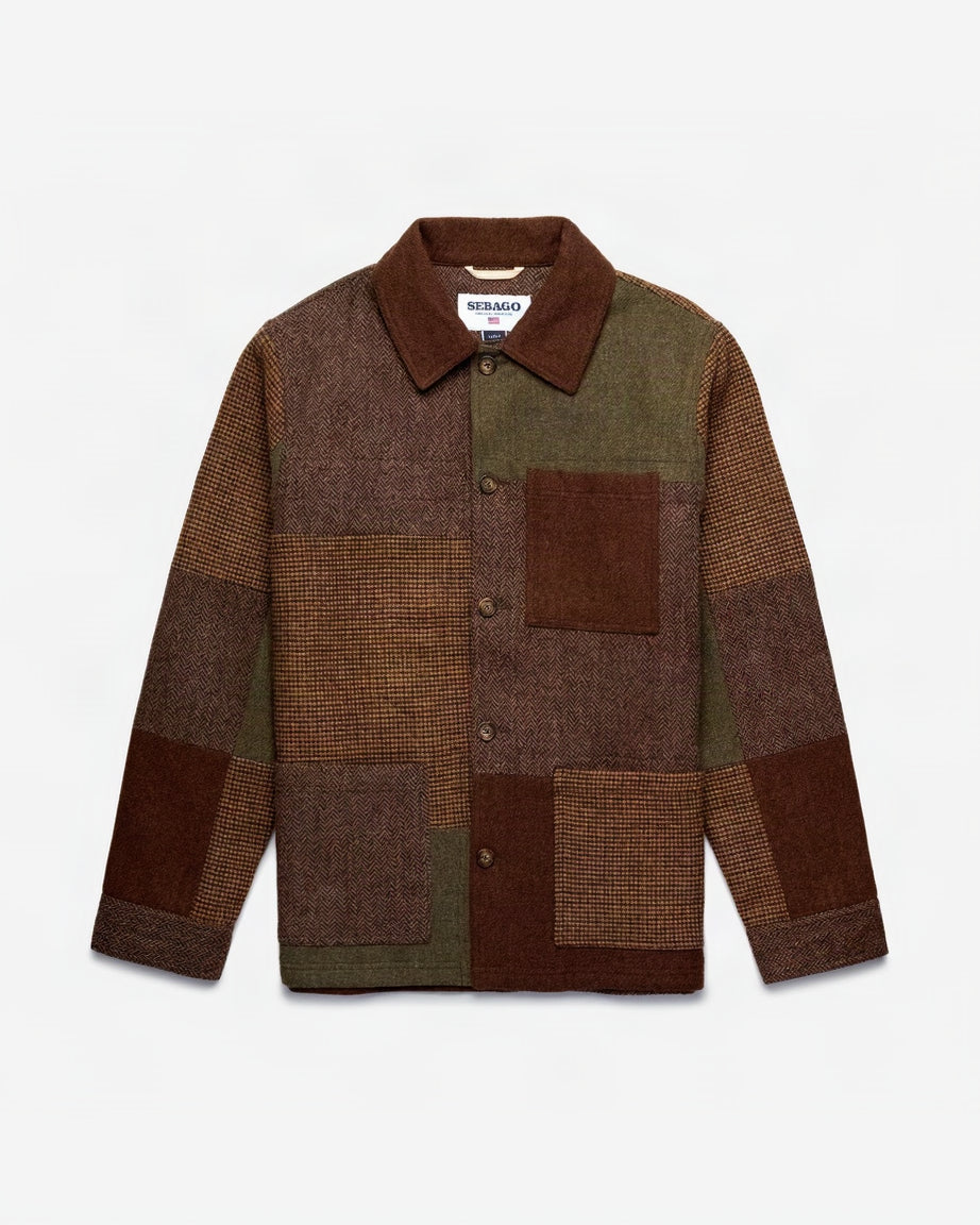 Sebago - Dorr Patchwork Jacket - Brown Multi
