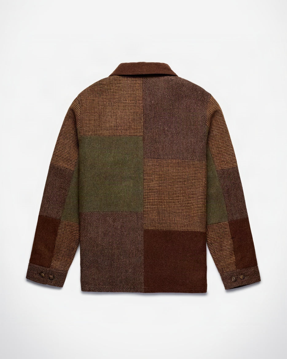 Sebago - Dorr Patchwork Jacket - Brown Multi