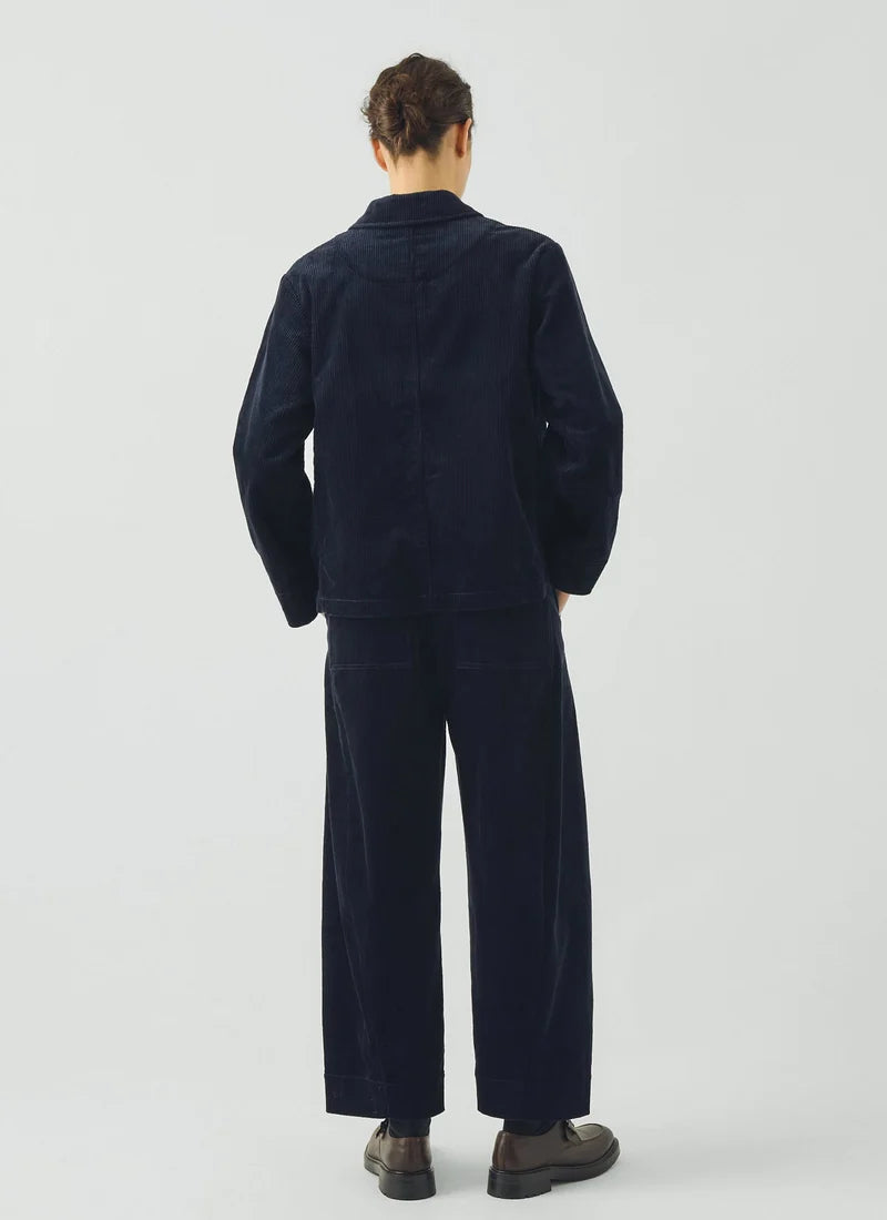 Toast - Twisted Seam Cord Trousers - Dark Navy