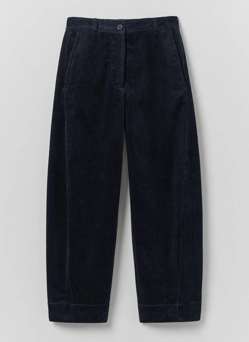 Toast - Twisted Seam Cord Trousers - Dark Navy