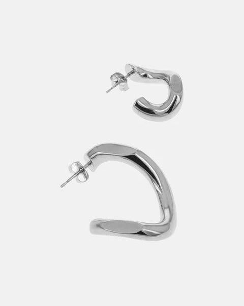 Justine Clenquet - Yara Earrings - Palladium
