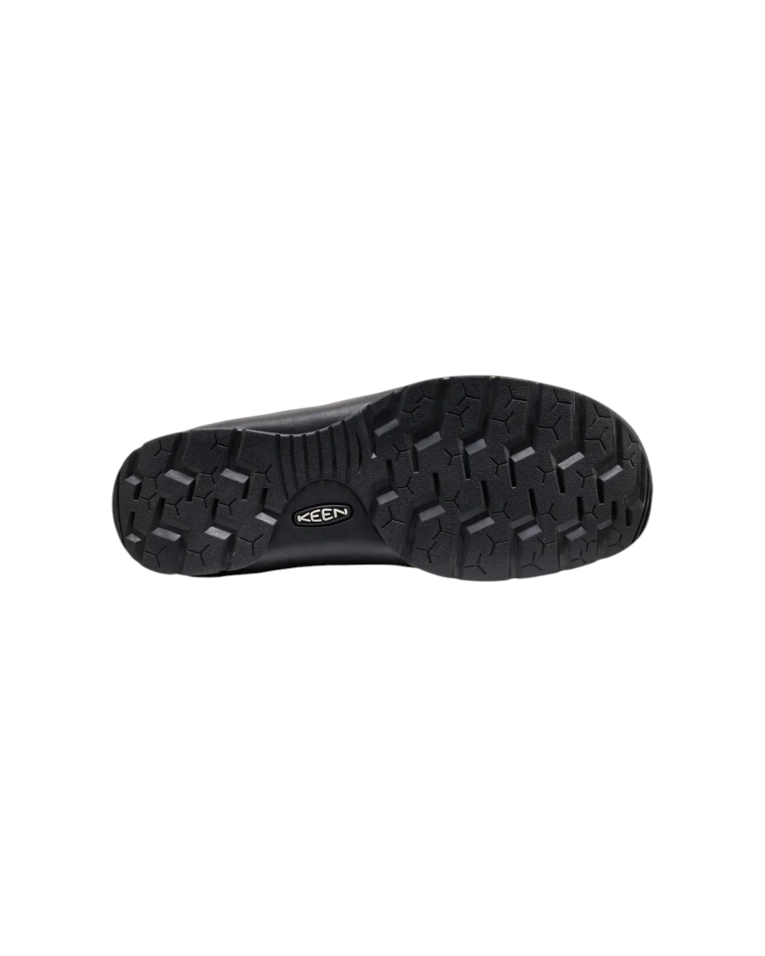 Semelle extérieure en caoutchouc noir crantée de la basket Keen Jasper Nylon chez Merci Paris