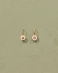 Tityaravy - Boucles d'oreilles Bo Sai - Amethyste Blanc