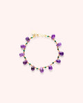 Ivarene - Bracelet Yougtown Drops Beads - Amethyste & Malachite