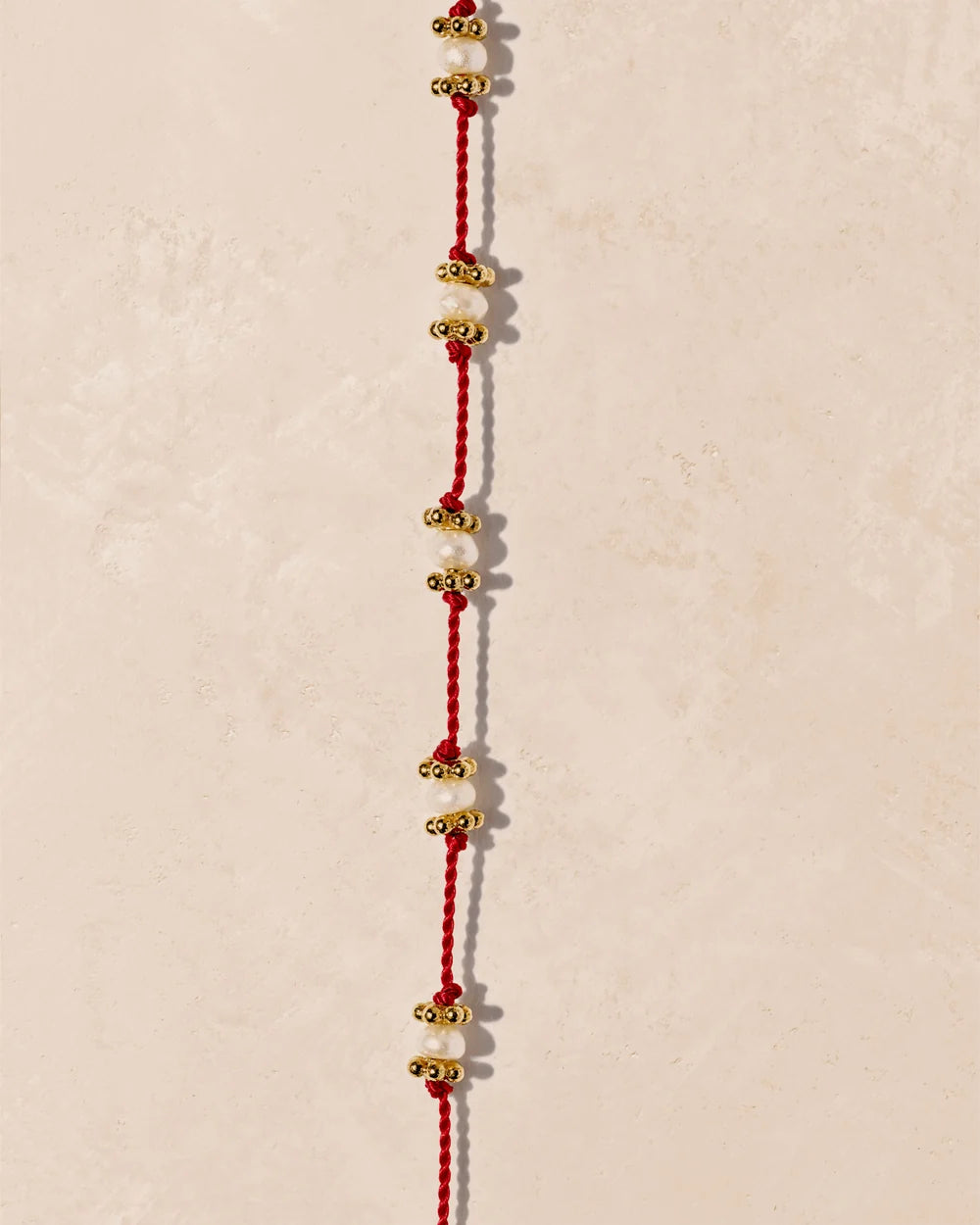 Tityaravy - Bracelet Lotus - Rouge Perles