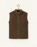 Coldbreaker - Gilet Walker - Kaki – vue de face sur cintre