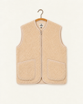 Coldbreaker - Veste Pepitco - Beige – vue de face sur cintre