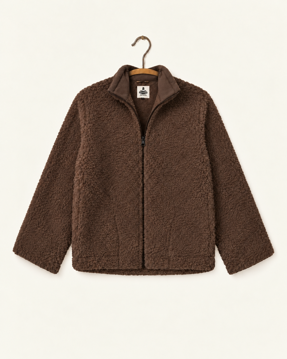 Coldbreaker - Veste Walker - Marron Foncé – vue de face sur cintre