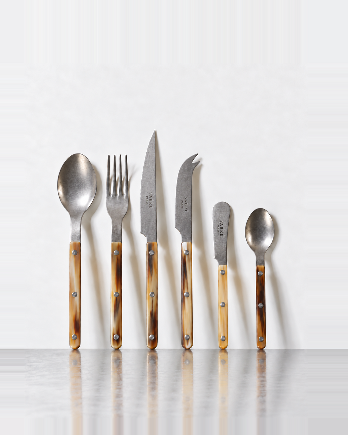 Couverts Bistrot corne – marquage Sabre Paris
