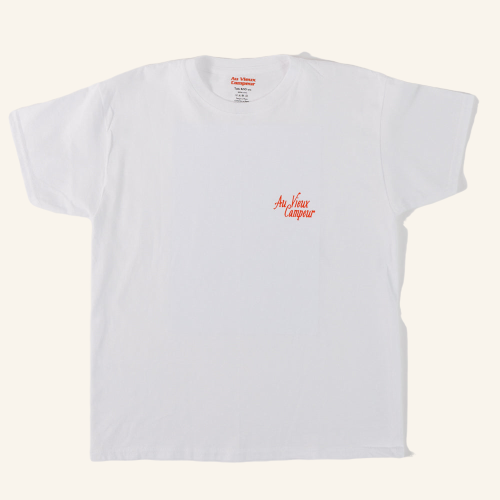 Au Vieux Campeur - Congés Payés - T-Shirt Kids Montagne - Blanc