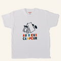 Au Vieux Campeur - Congés Payés - T-Shirt Kids Cabane - Blanc