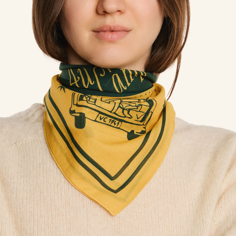 Au Vieux Campeur - Congés Payés - Bandana - Jaune