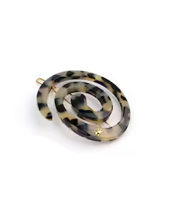 Turtle Story - Spiral Barrette Small - Tokyo Light