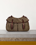 Bleu De Chauffe - Sac Musette Du Pecheur S - Musk – Vue sur banc