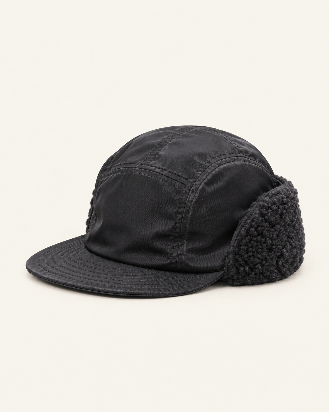 Cableami - Casquette Nylon Twill Boa - Noir