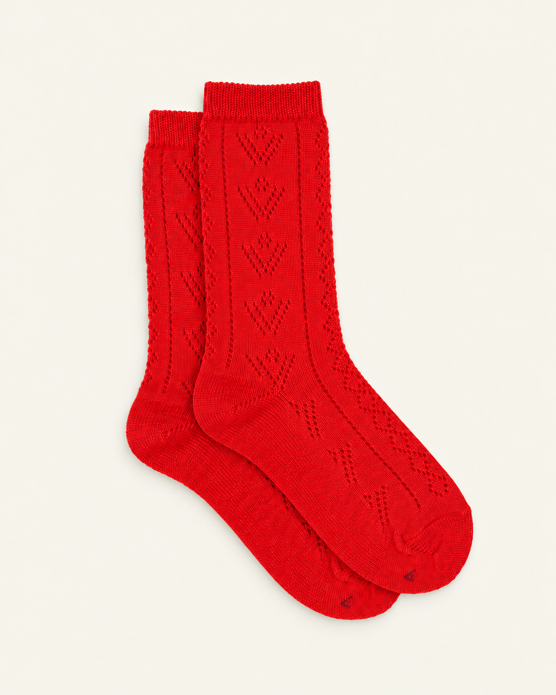 Babaco - Chaussettes Ajourées - Rouge