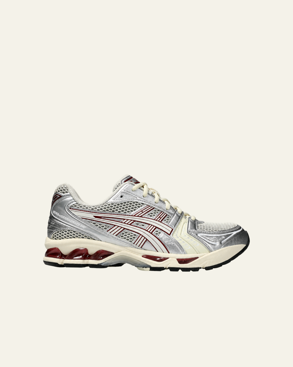 Asics - Baskets Gel Kayano 14 - Ivoire & Crème - vue de profil