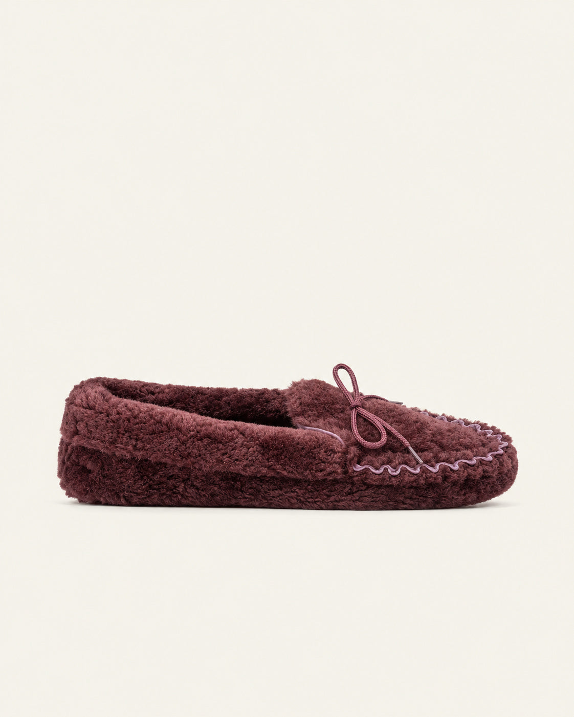 Milona - Chaussons Mocassins - Bordeaux