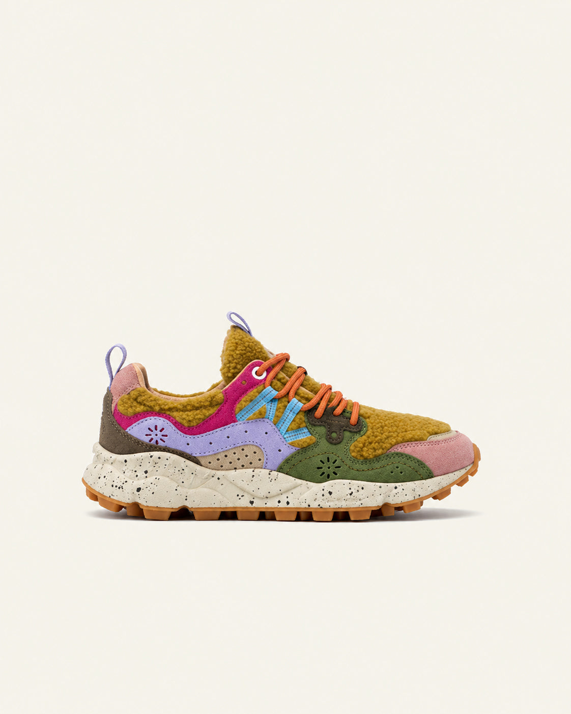 Flower Mountain - Baskets Yamano 3 Woman - Marron/ Violet