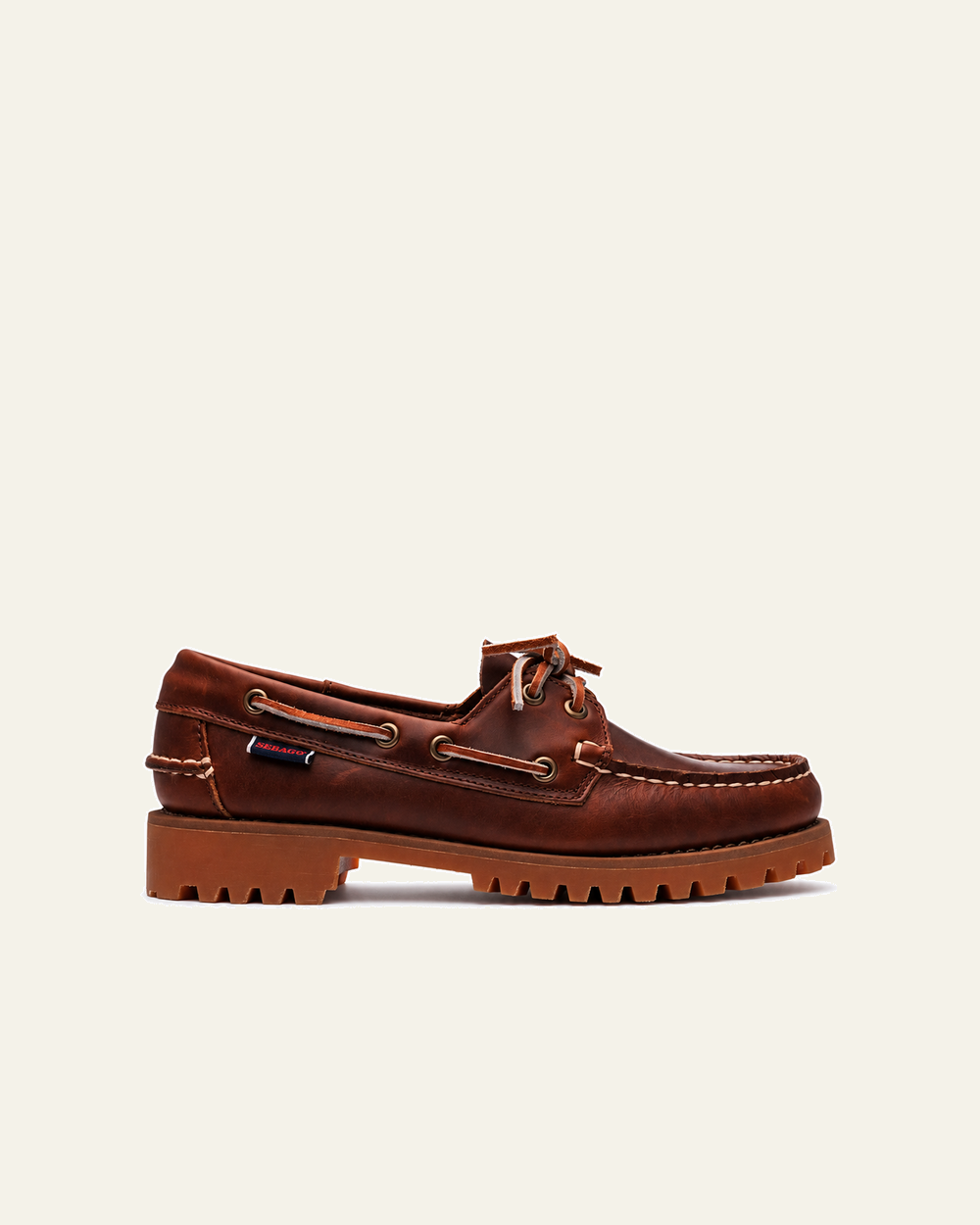 Sebago - Mocassin Ranger Waxy - Marron Ocre - vue de profil