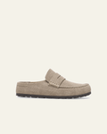 Birkenstock - Mocassins Naples Suede - Taupe - vue de profil